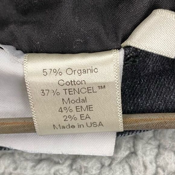 Reformation Women's Faded Black Destroyed High Rise & Skinny Jeans  |  Size: 29 - Picture 14 of 15